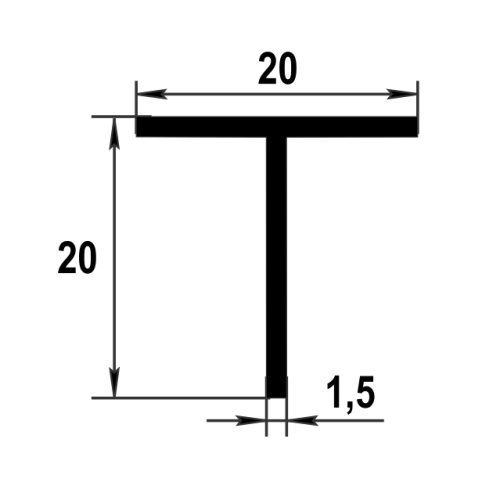 профиль Т - образный Тп 04