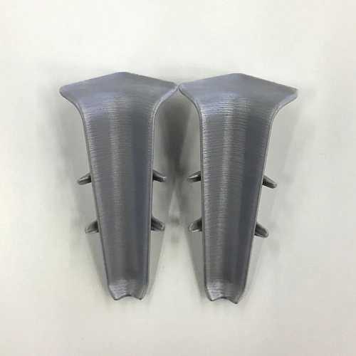 Внутренний угол для плинтуса "Deconika" 70мм