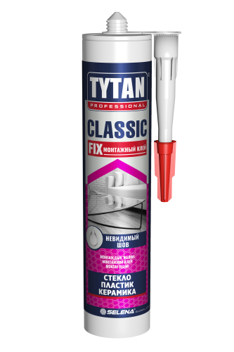 TYTAN Professional Монтажный клей Classic Fix 100 мл прозрачный